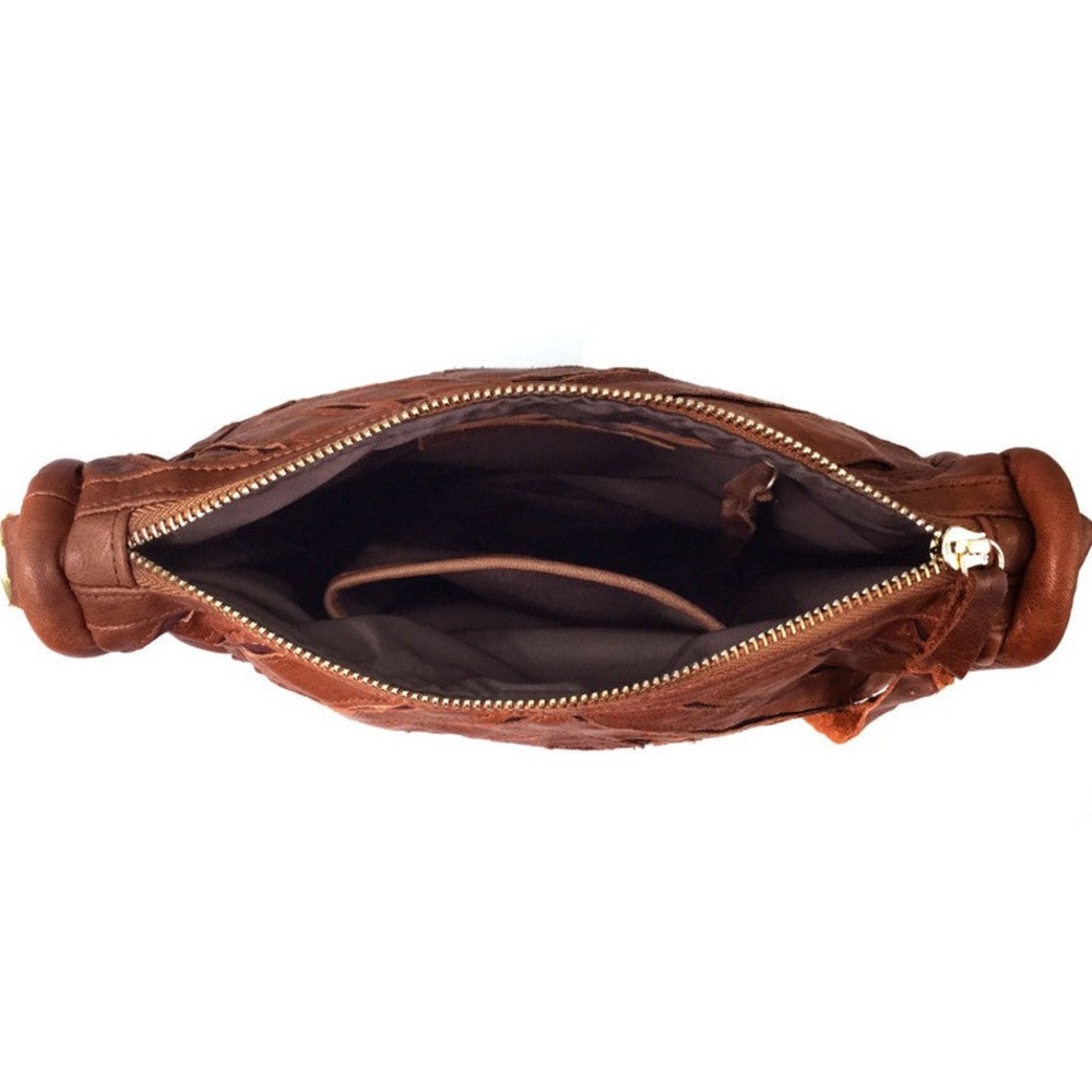 Monserat De Lucca Benecio Crossbody Leather Bag Purse - Picture 4 of 16